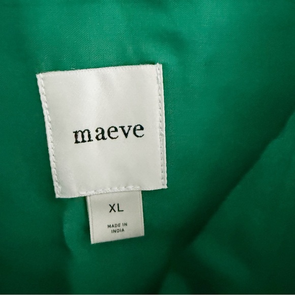 Anthropologie Maeve Straight-Neck Crop Tank Green Dog Print - Picture 4 of 7